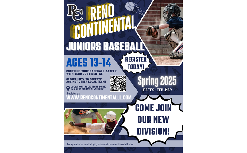 Registration Open for Juniors (Ages 13-14)